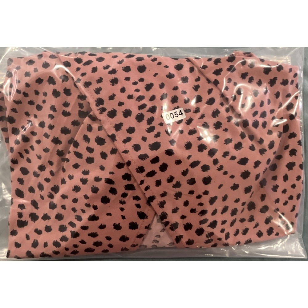 SHEIN Pink Black Animal Print One Piece Bodysuit Women's Size M US 6 EU 38 - Picture 5 of 5